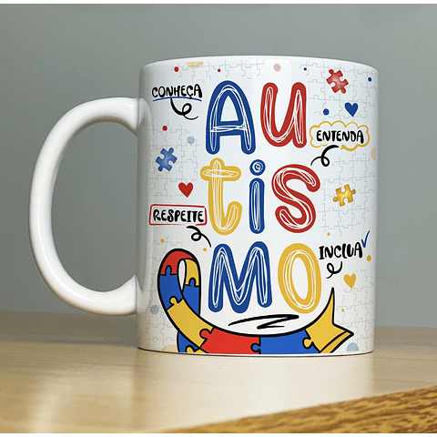 15 Artes para Caneca Autismo Arquivos em Jpg