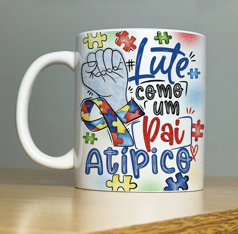 15 Artes para Caneca Autismo Arquivos em Jpg 15