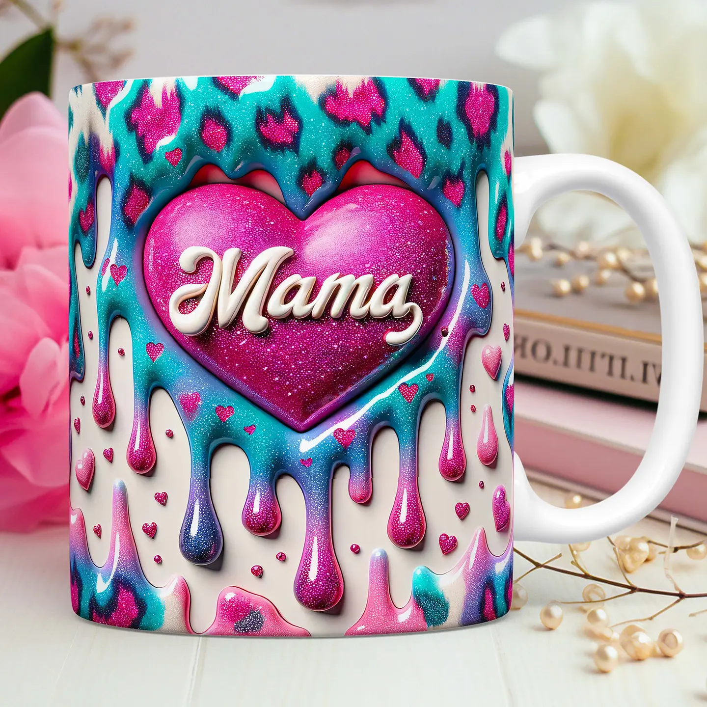 15 Artes para Caneca Dia das Mães Mama 3D Arquivos Png 8