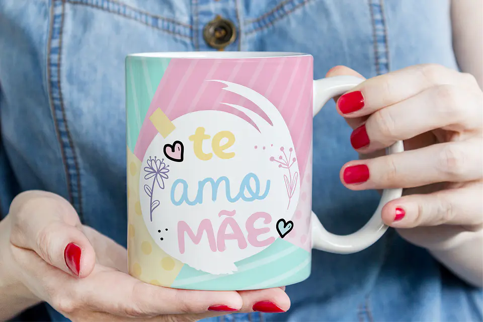 16 Artes Caneca Dia das Mães Arquivos Editável  4