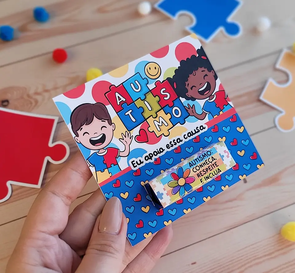 Arquivo de Corte Mimos Autismo em Pdf 4