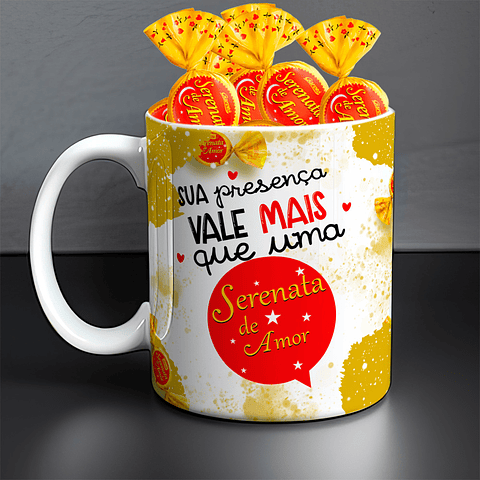 12 Arte para Caneca Páscoa Chocolates Arquivo Editável