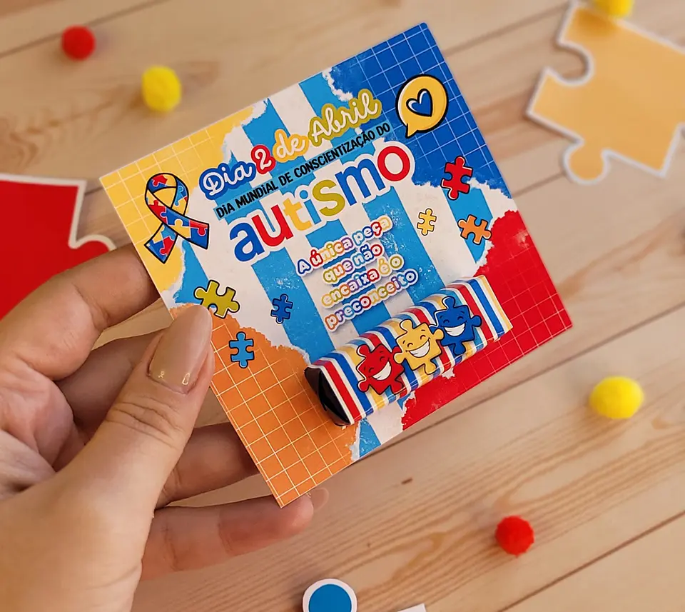 Arquivo de Corte Mimos Autismo em Pdf 8