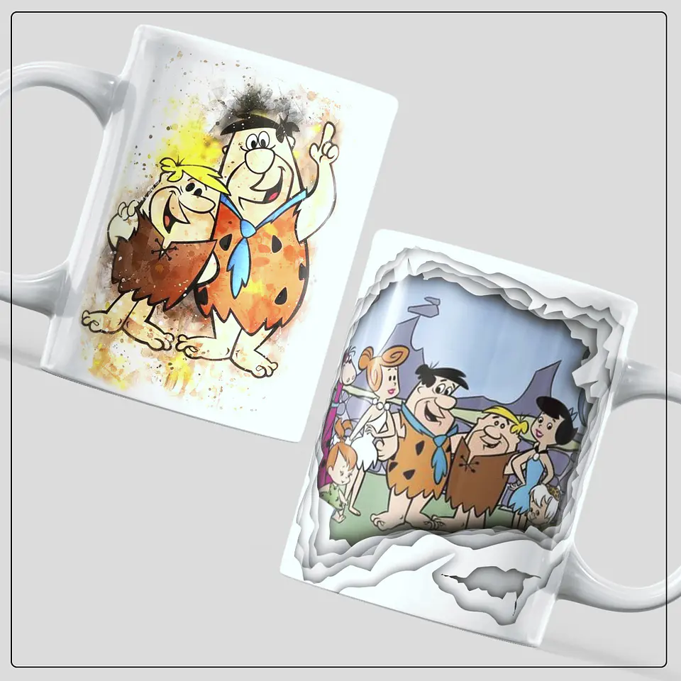 3 Artes Caneca Personagens Arquivos em Jpg  5