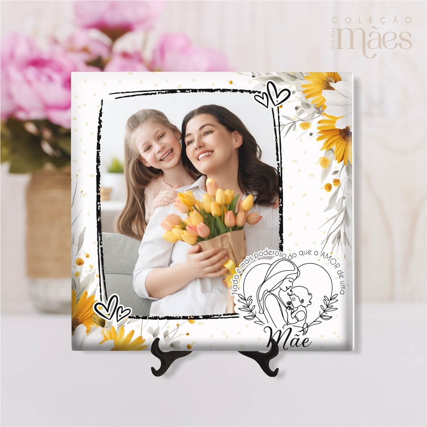 20 Artes para Azulejo Dia das Mães Arquivo Editável  2