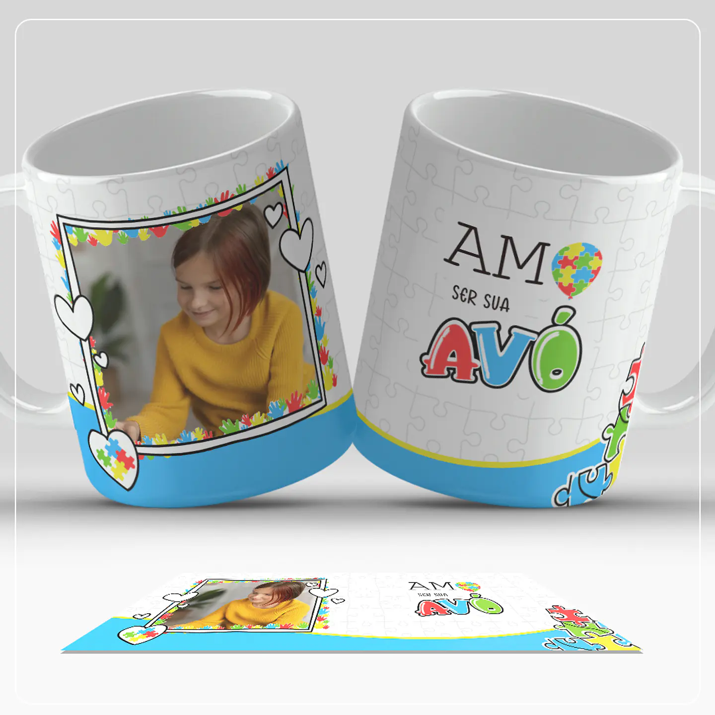 14 Artes Caneca Autismo Arquivo em Jpg 7
