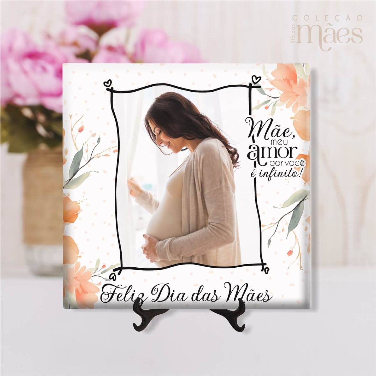 20 Artes para Azulejo Dia das Mães Arquivo Editável  6