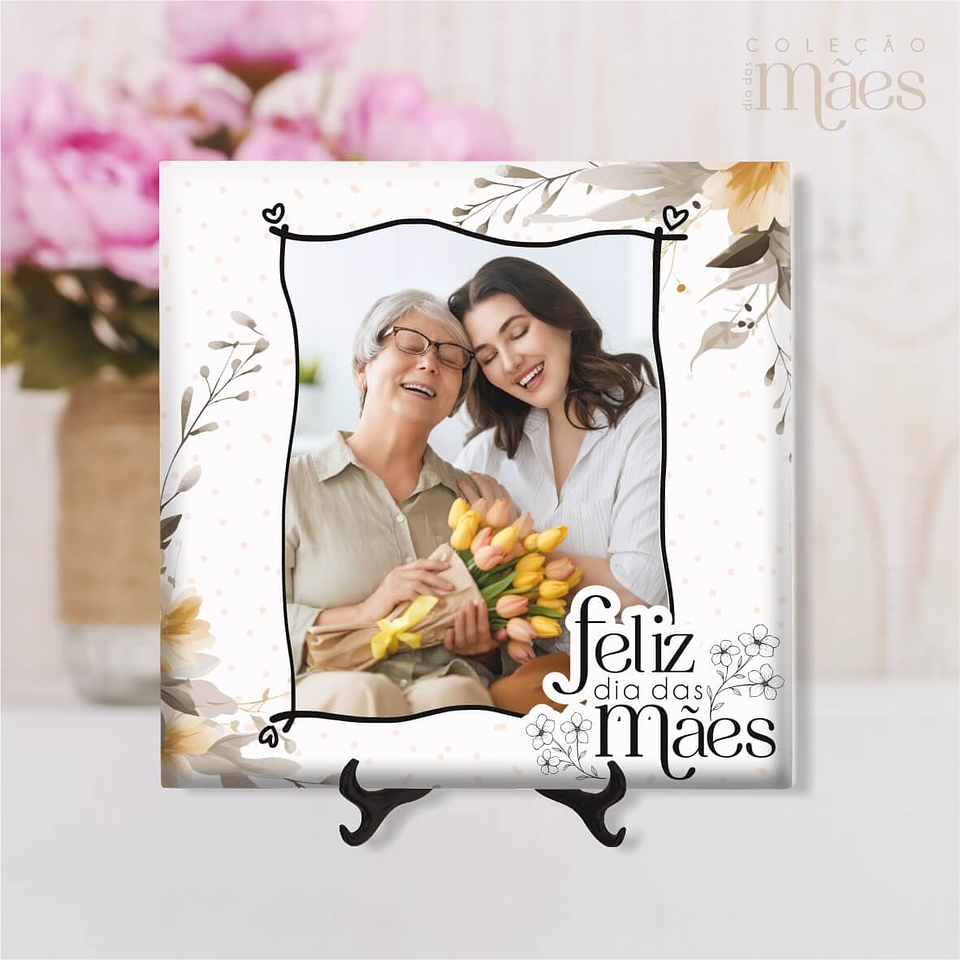 20 Artes para Azulejo Dia das Mães Arquivo Editável  8