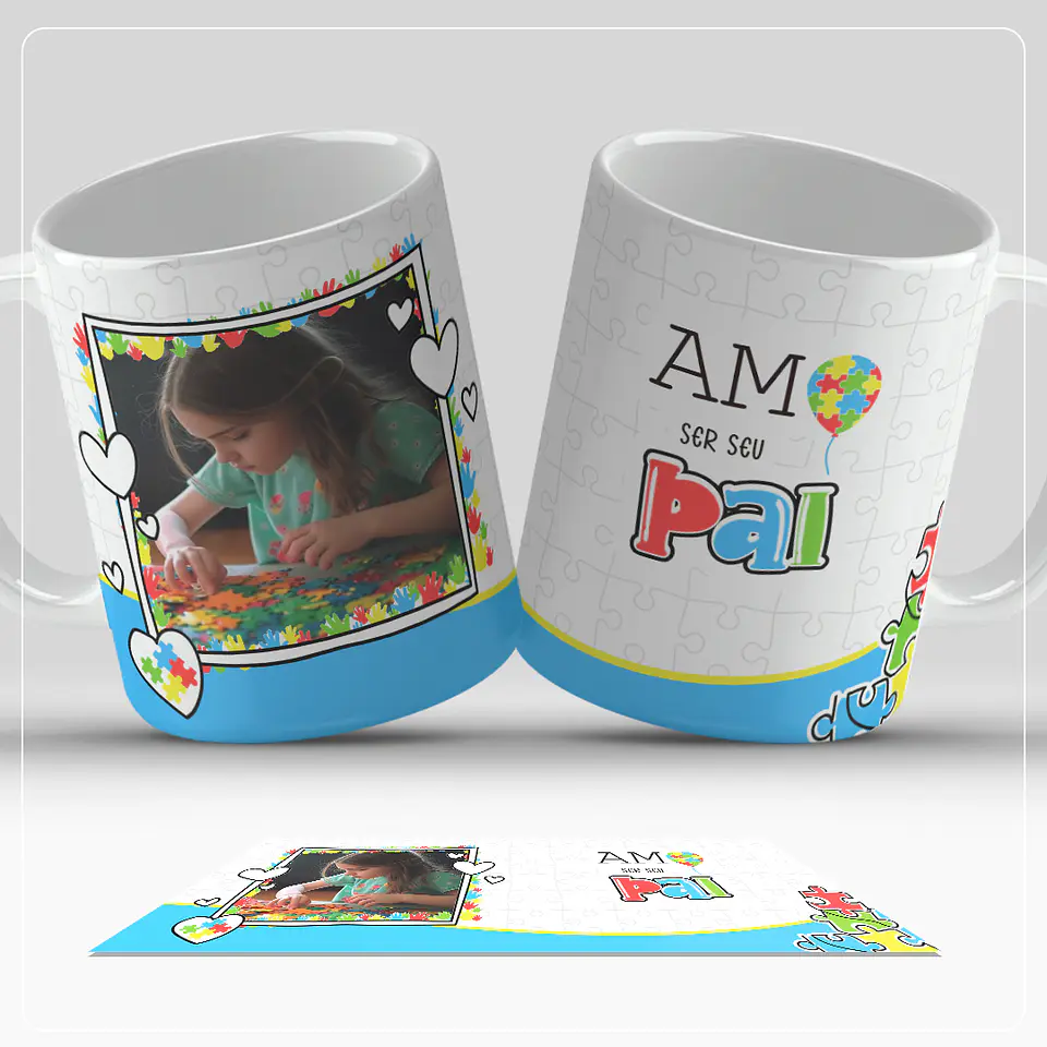 14 Artes Caneca Autismo Arquivo em Jpg 12