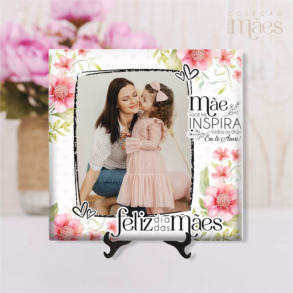 20 Artes para Azulejo Dia das Mães Arquivo Editável  15