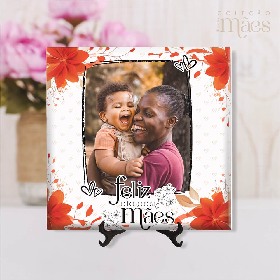 20 Artes para Azulejo Dia das Mães Arquivo Editável  20