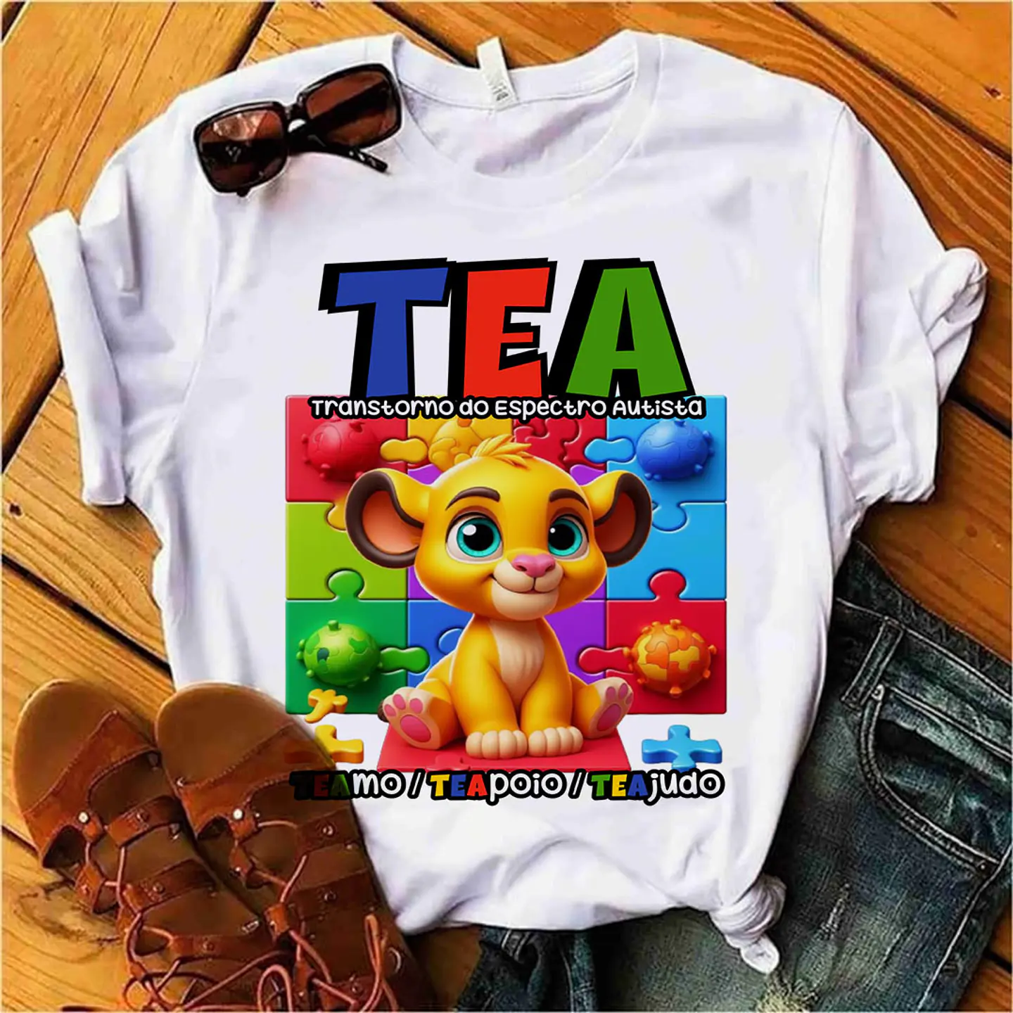 22 Artes para Caneca e Camisa Autismo Personagens Arquivo Editável 6