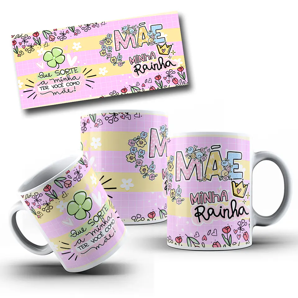 30  Artes para Caneca Dia das Mães Arquivo em Jpg 4
