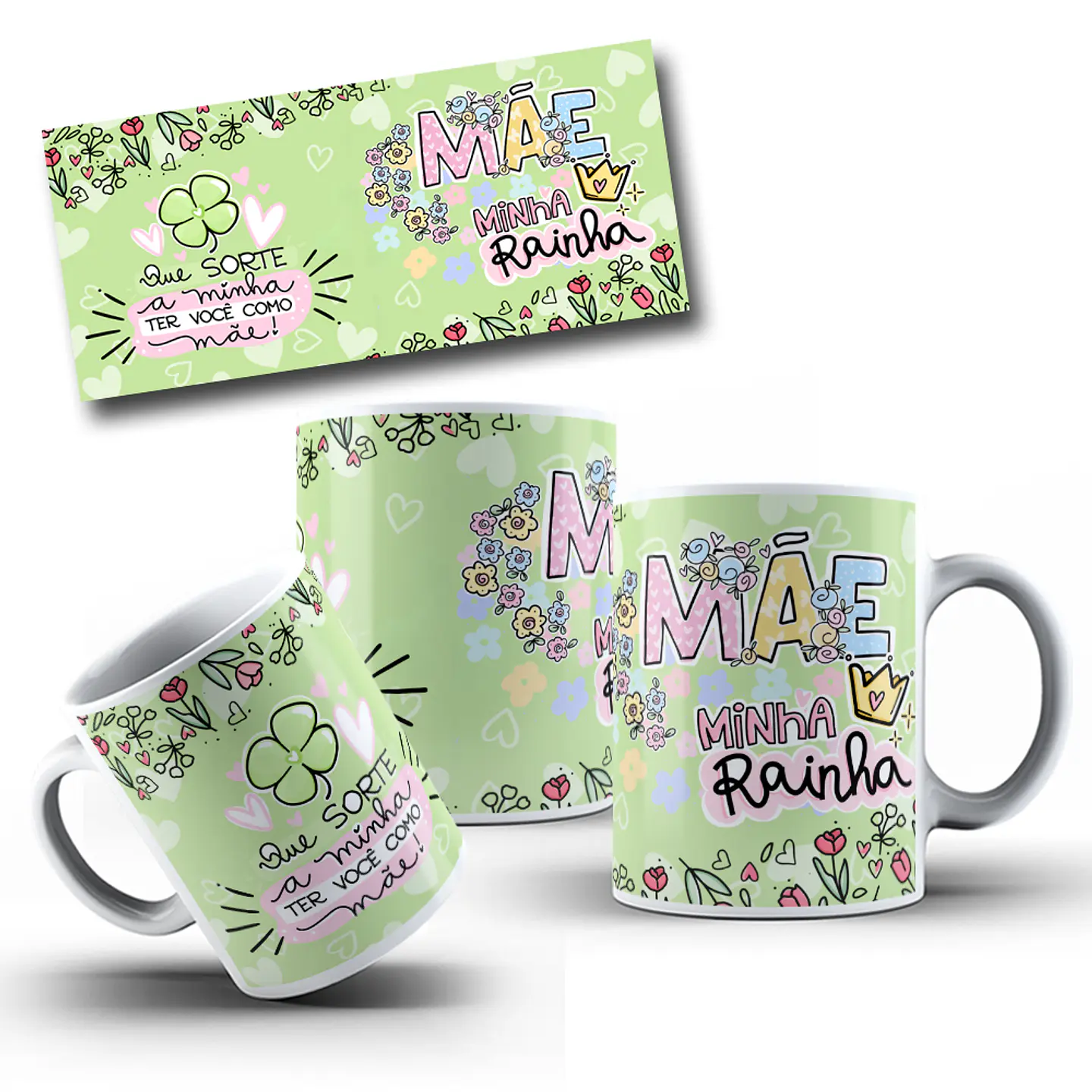 30  Artes para Caneca Dia das Mães Arquivo em Jpg 5