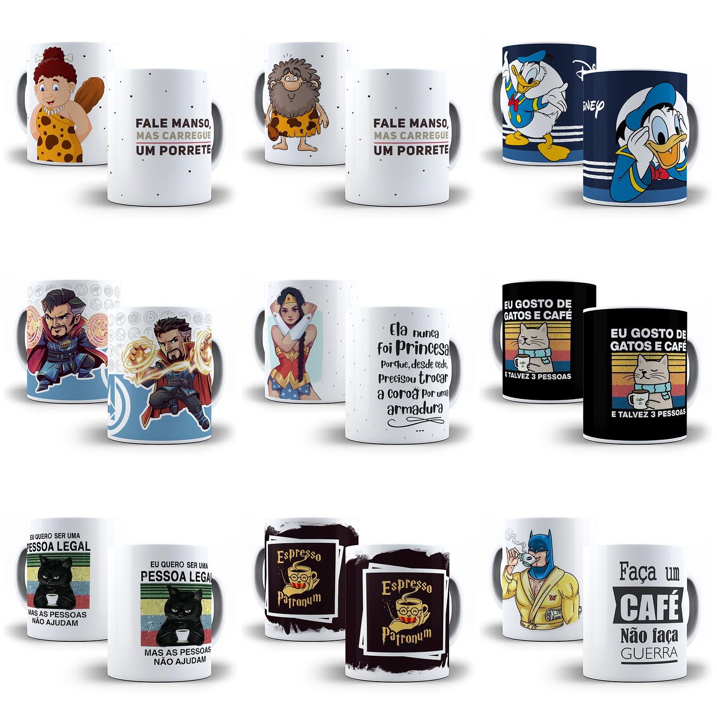240 Artes para Caneca Frases Motivacionais Personagens e Outros Arquivo em Jpg  6