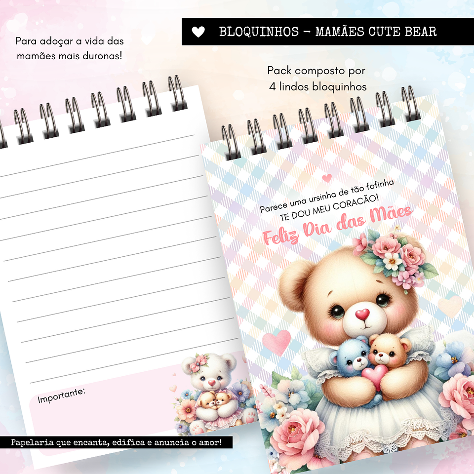 Arquivos Bloquinhos Dia das Mães Princesas e Outros em Pdf 3