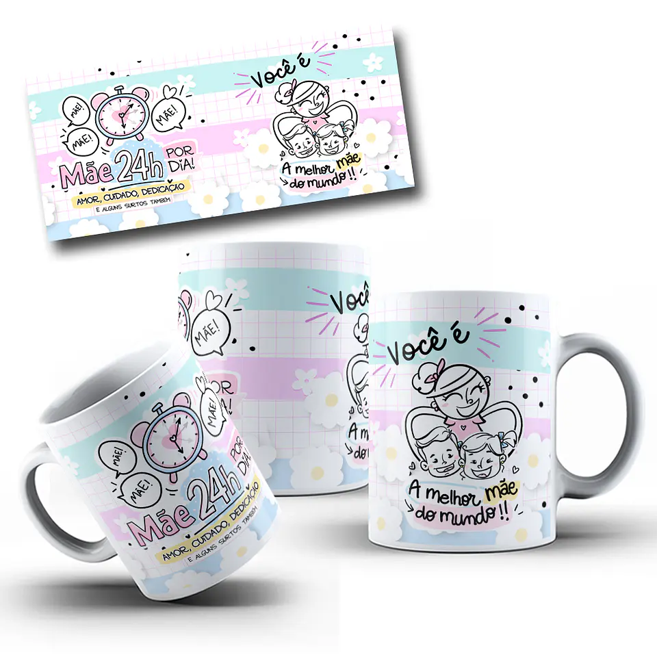 30  Artes para Caneca Dia das Mães Arquivo em Jpg 14