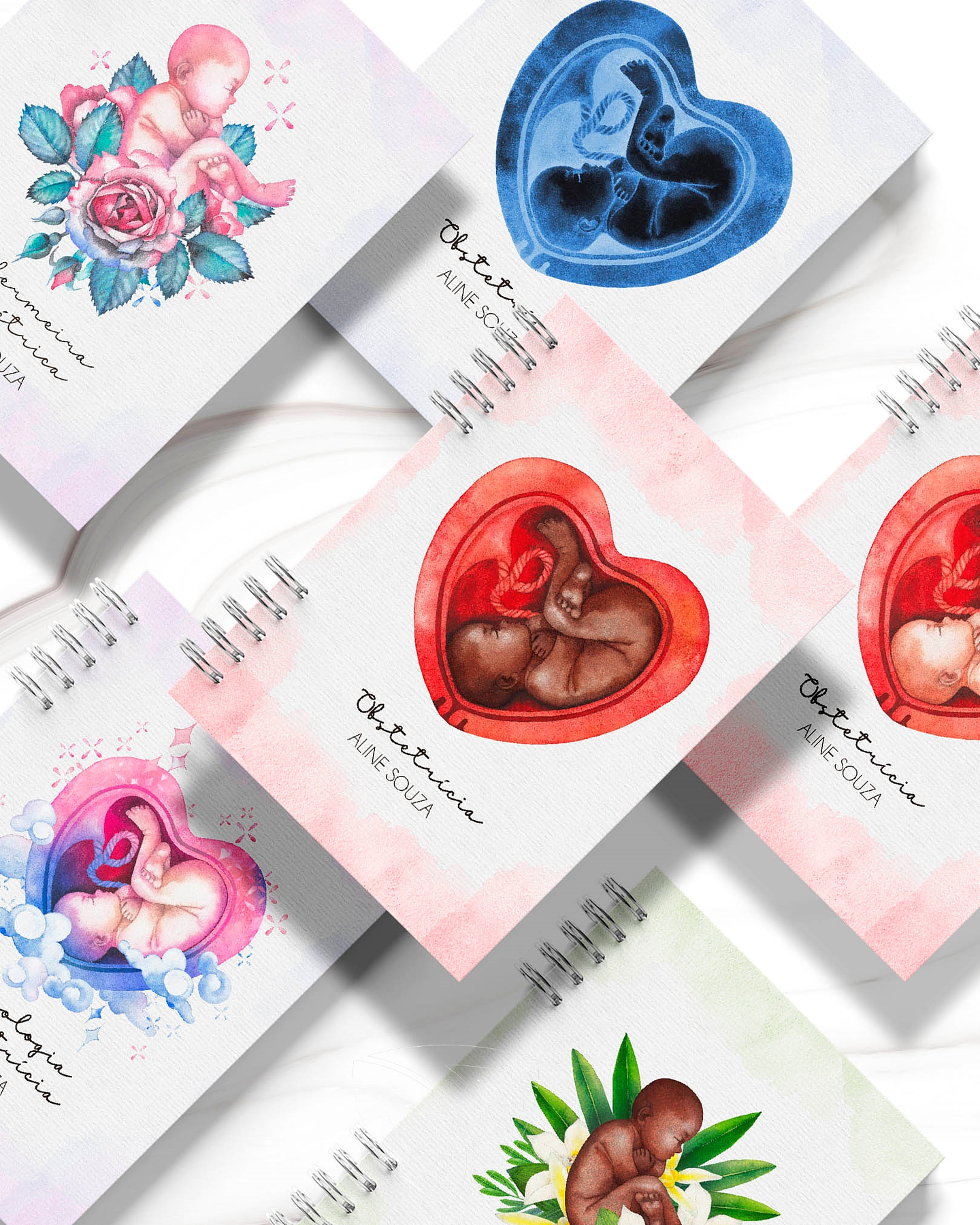 Arquivos Capas para Agenda Gestantes em Png  1