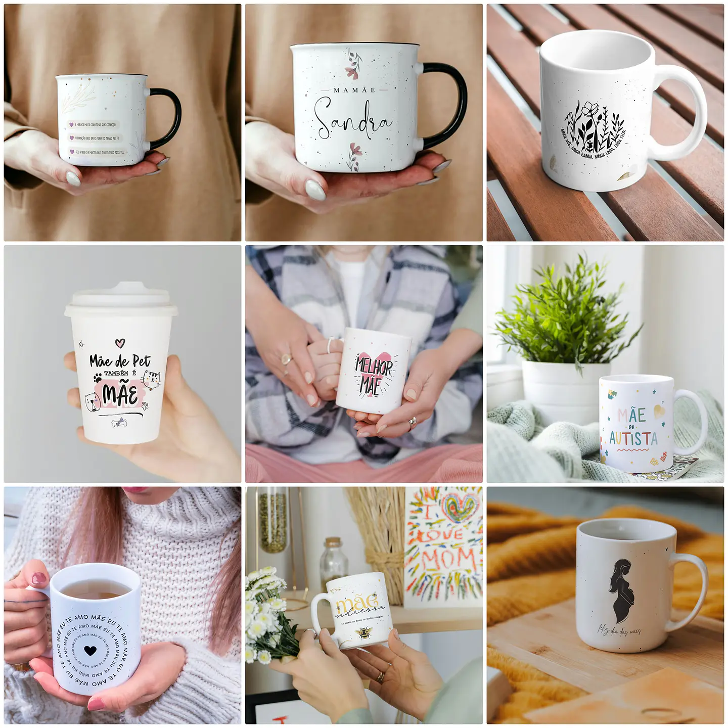 36  Artes para Caneca Dia das Mães Arquivo em Jpg 6