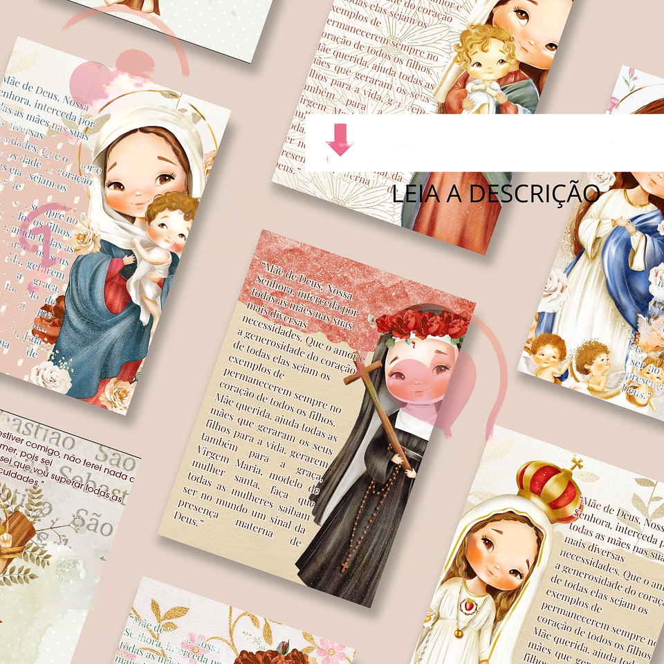 Arquivos Cards Santinhas Dia das Mães em Jpg 1