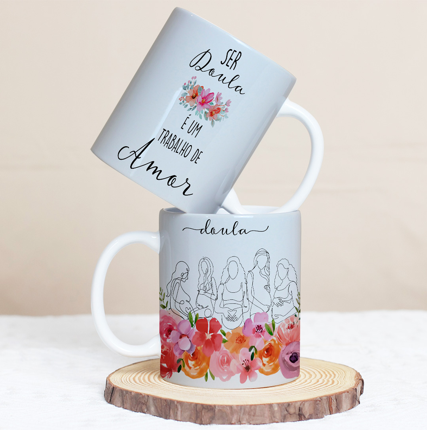 Artes Caneca Doula Arquivo Editável 1