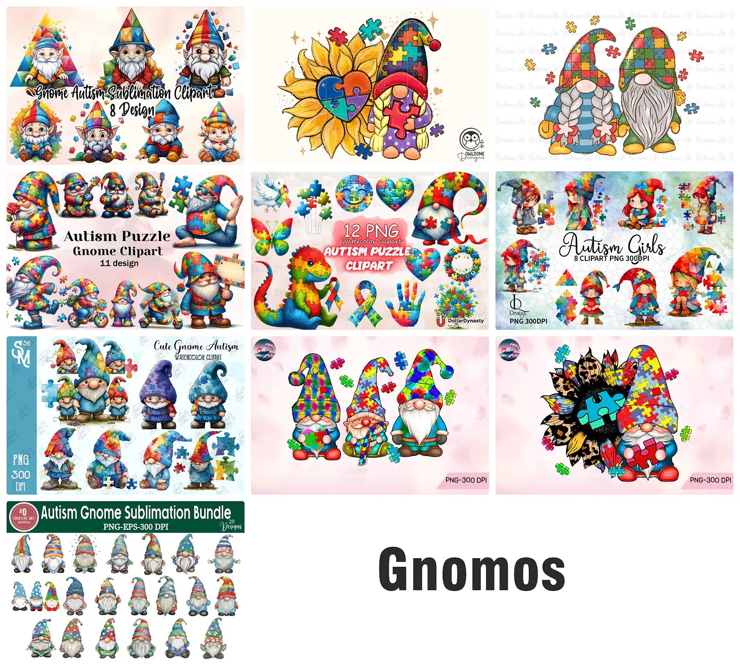 Mega Kit Digital Autismo Arquivos em Png  5