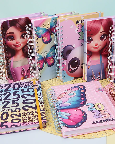 Arquivos Agenda Clássica Panda e Borboleta 2025 em pdf