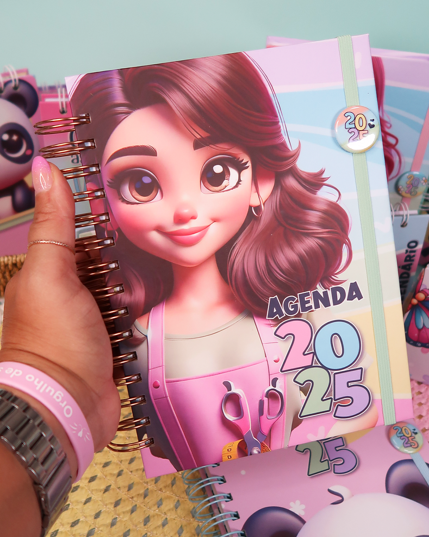 Arquivos Agenda Clássica Panda e Borboleta 2025 em pdf 5