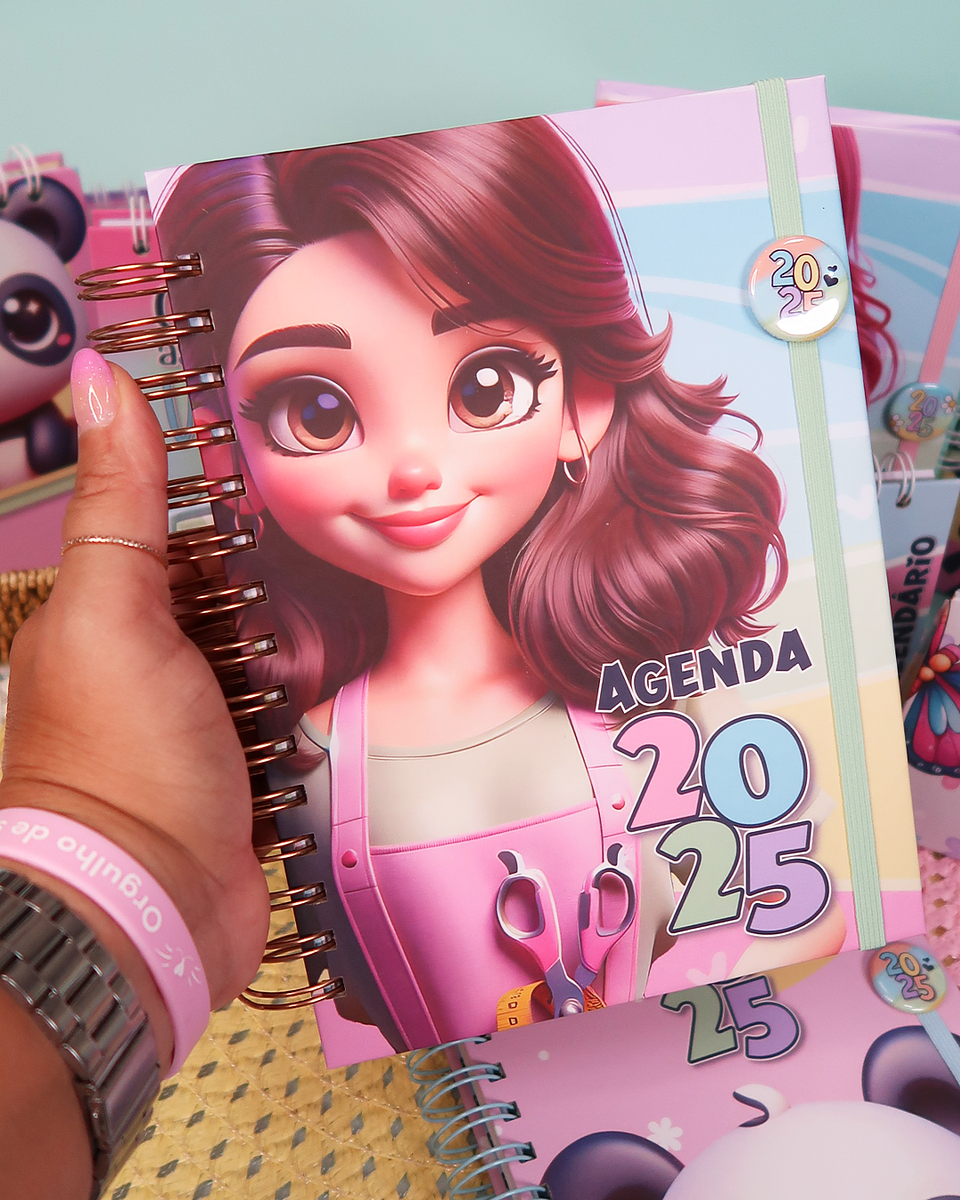 Arquivos Agenda Clássica Panda e Borboleta 2025 em pdf 5