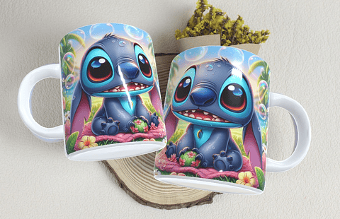 18 Arte Caneca Stitch Arquivo em Png