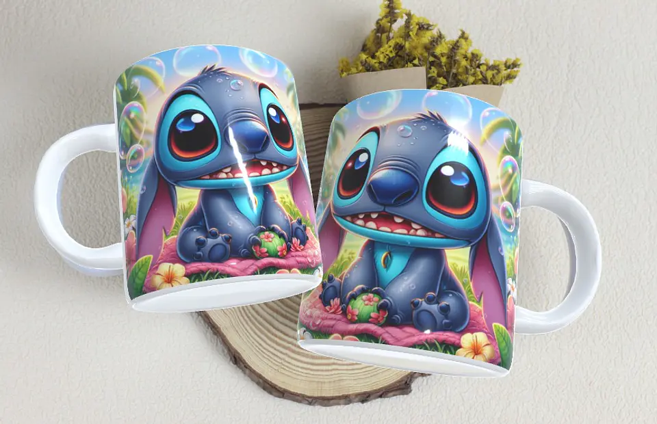 18 Arte Caneca Stitch Arquivo em Png 1