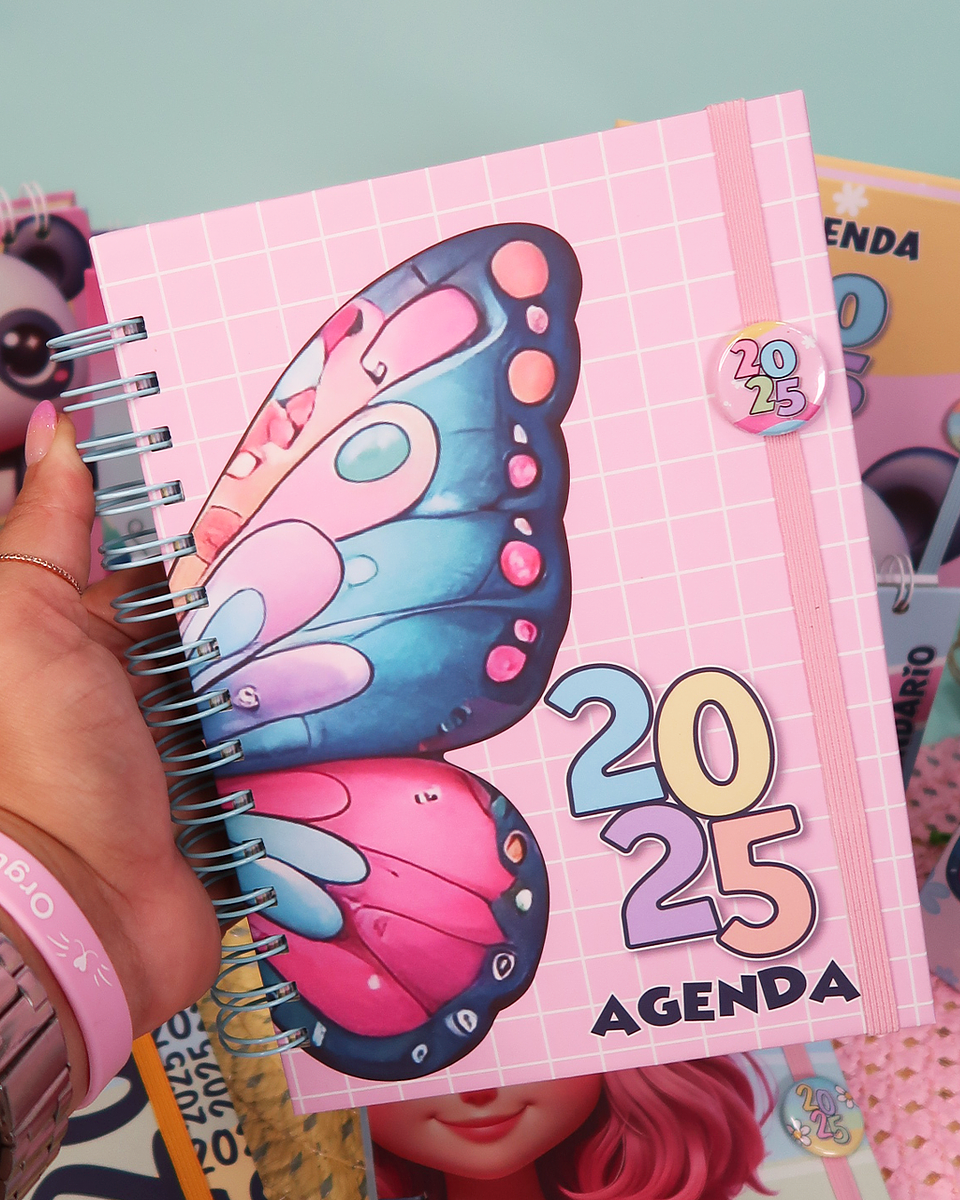 Arquivos Agenda Clássica Panda e Borboleta 2025 em pdf 8