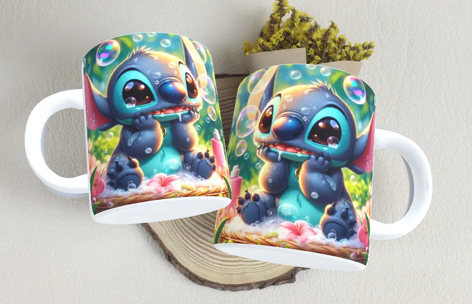 18 Arte Caneca Stitch Arquivo em Png 2
