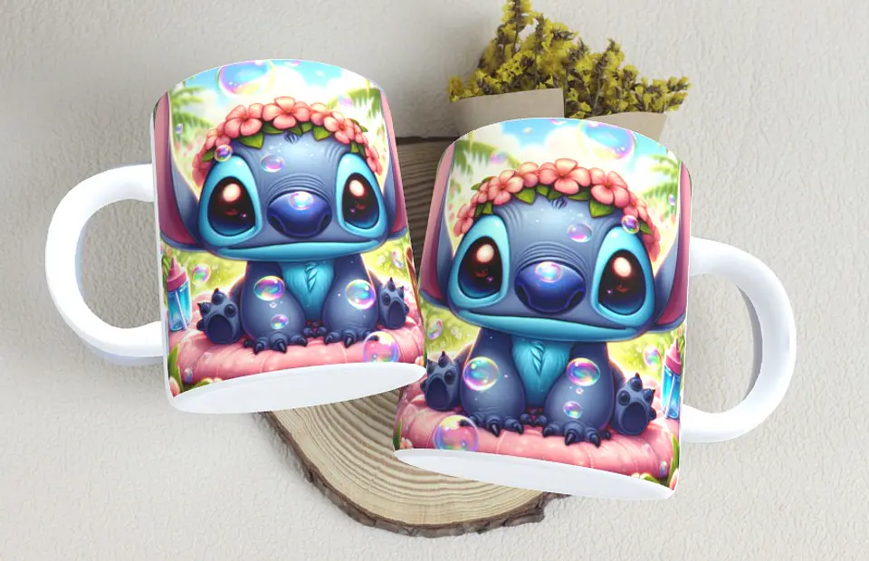 18 Arte Caneca Stitch Arquivo em Png 3