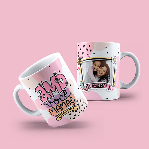 20 Arte Caneca Dia da Mães Arquivo em Jpg