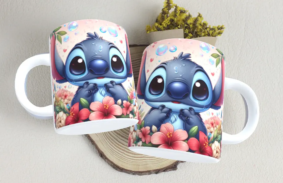 18 Arte Caneca Stitch Arquivo em Png 8