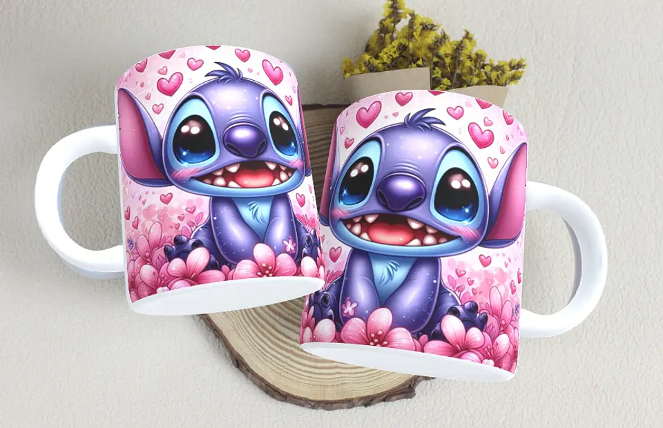 18 Arte Caneca Stitch Arquivo em Png 18