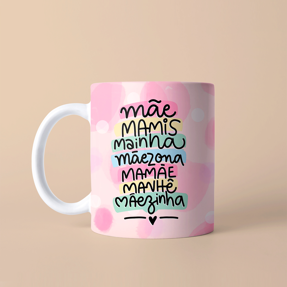20 Arte Caneca Dia da Mães Arquivo em Jpg 11