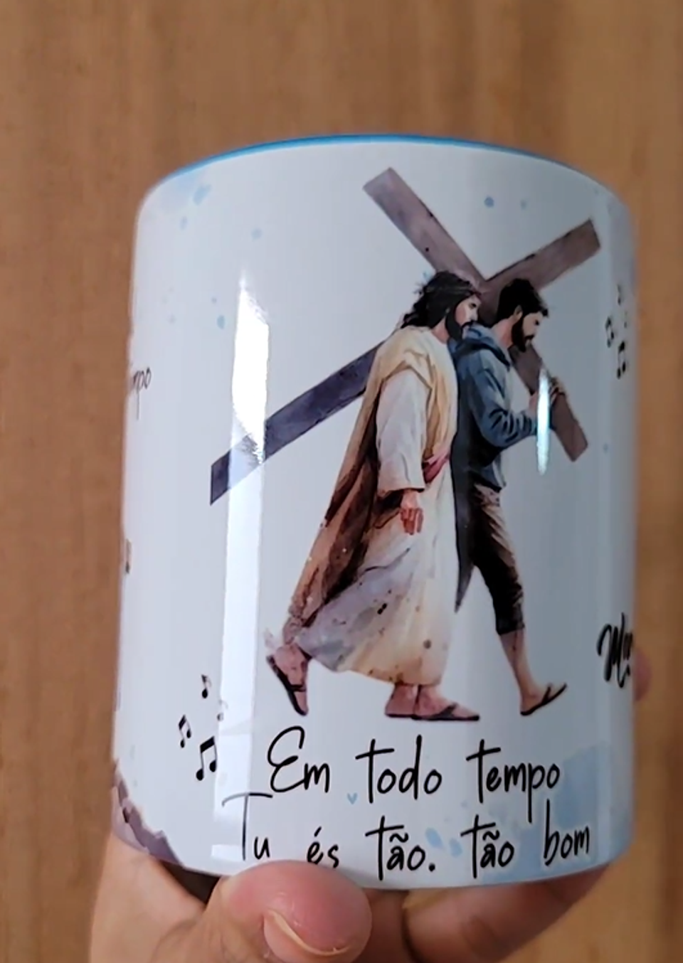 Artes Caneca És Fiel em todo Tempo - Louvor Arquivo Jpg 2