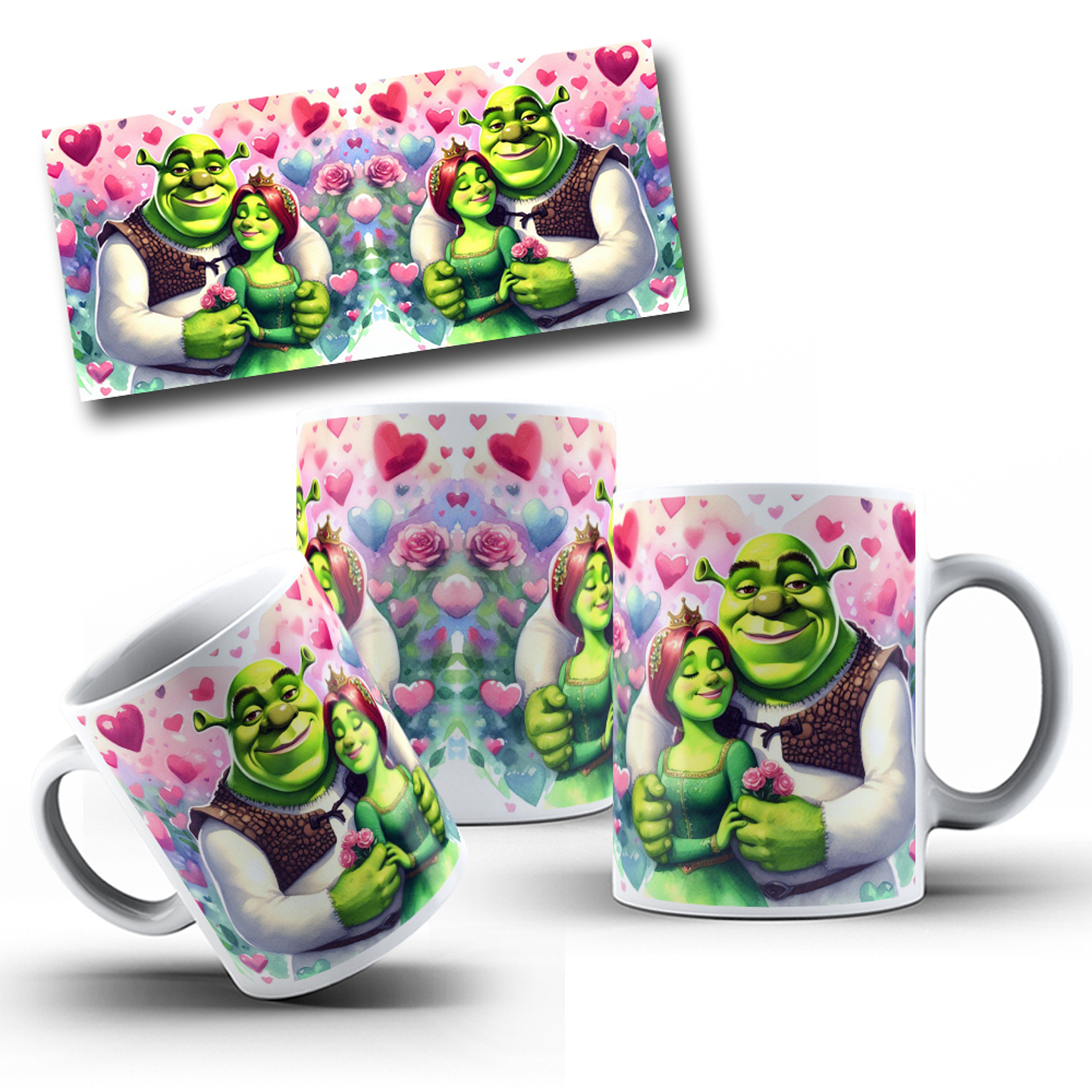 20 Arte Caneca Dia dos Namorados Personagens Arquivo em Png  16