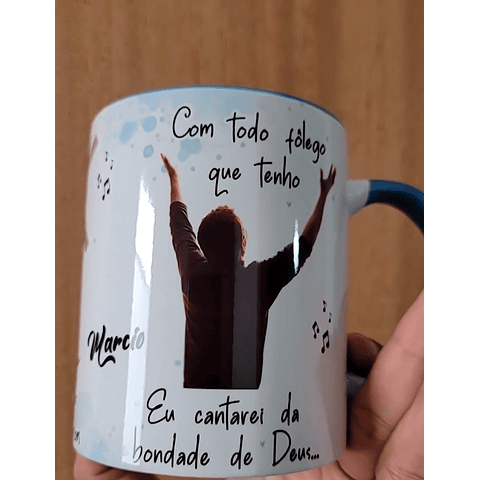 Artes Caneca És Fiel em todo Tempo - Louvor Arquivo Jpg