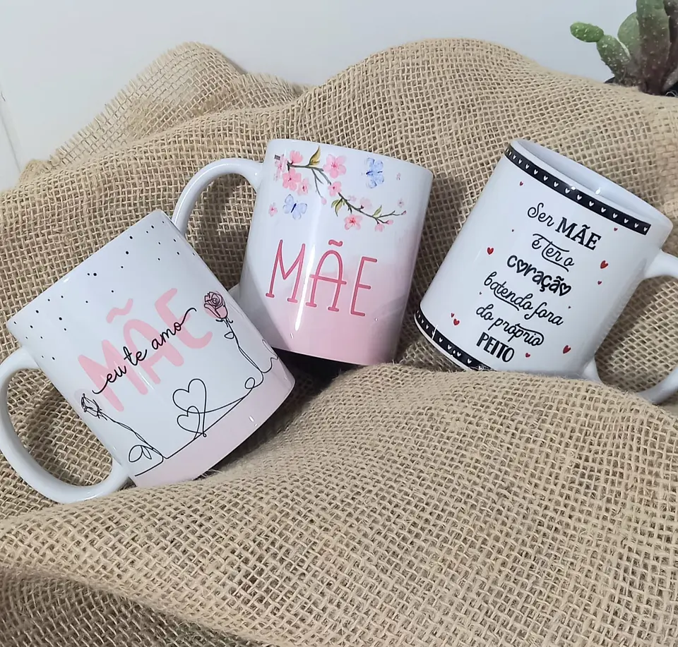 10 Artes para Caneca Dia das Mães Arquivo em Jpg 1