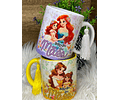 12 Artes Caneca Dia das Mães Princesas da Disney Arquivos em Jpg