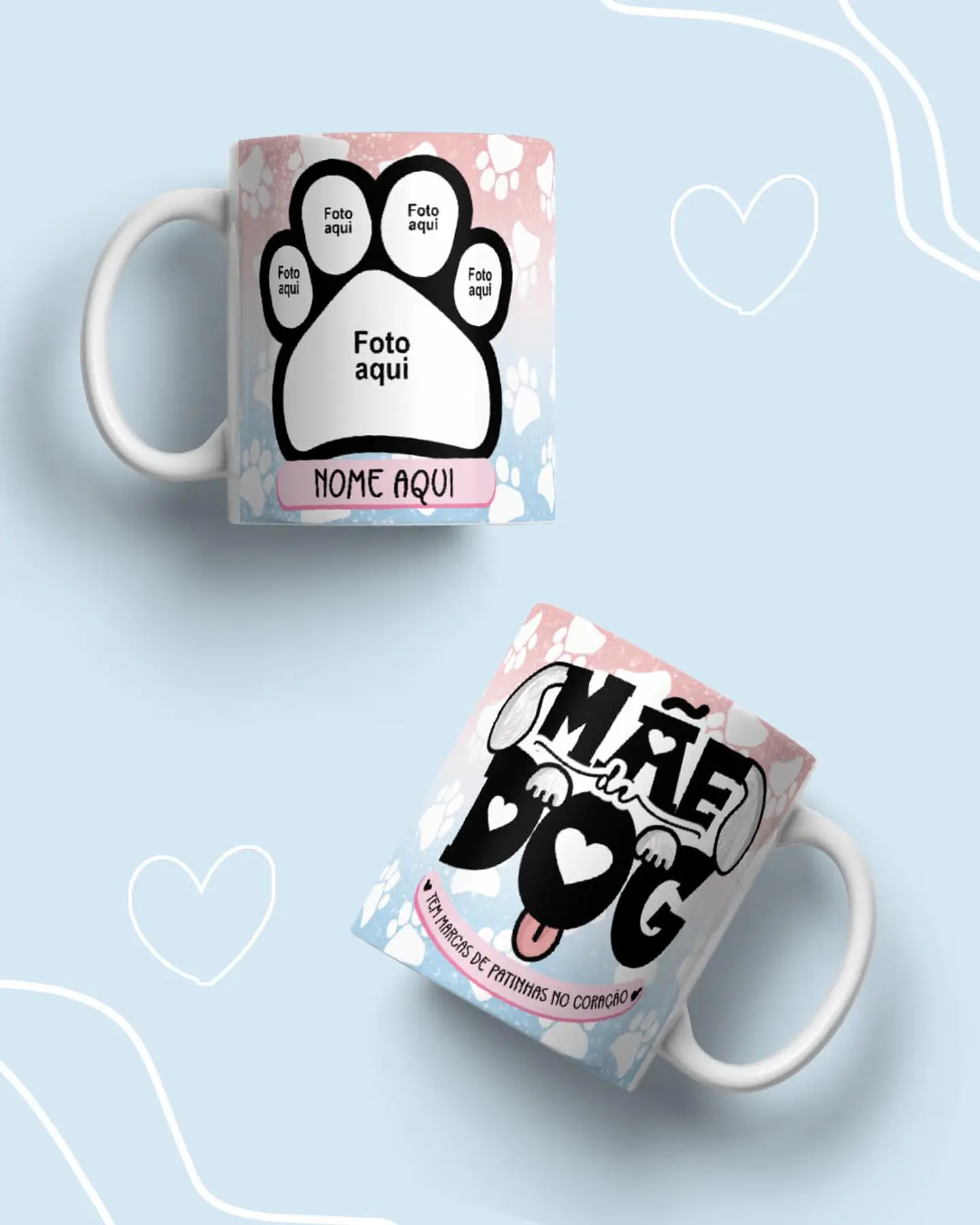 10 Artes para Caneca Dia das Mães Arquivo em Jpg 3