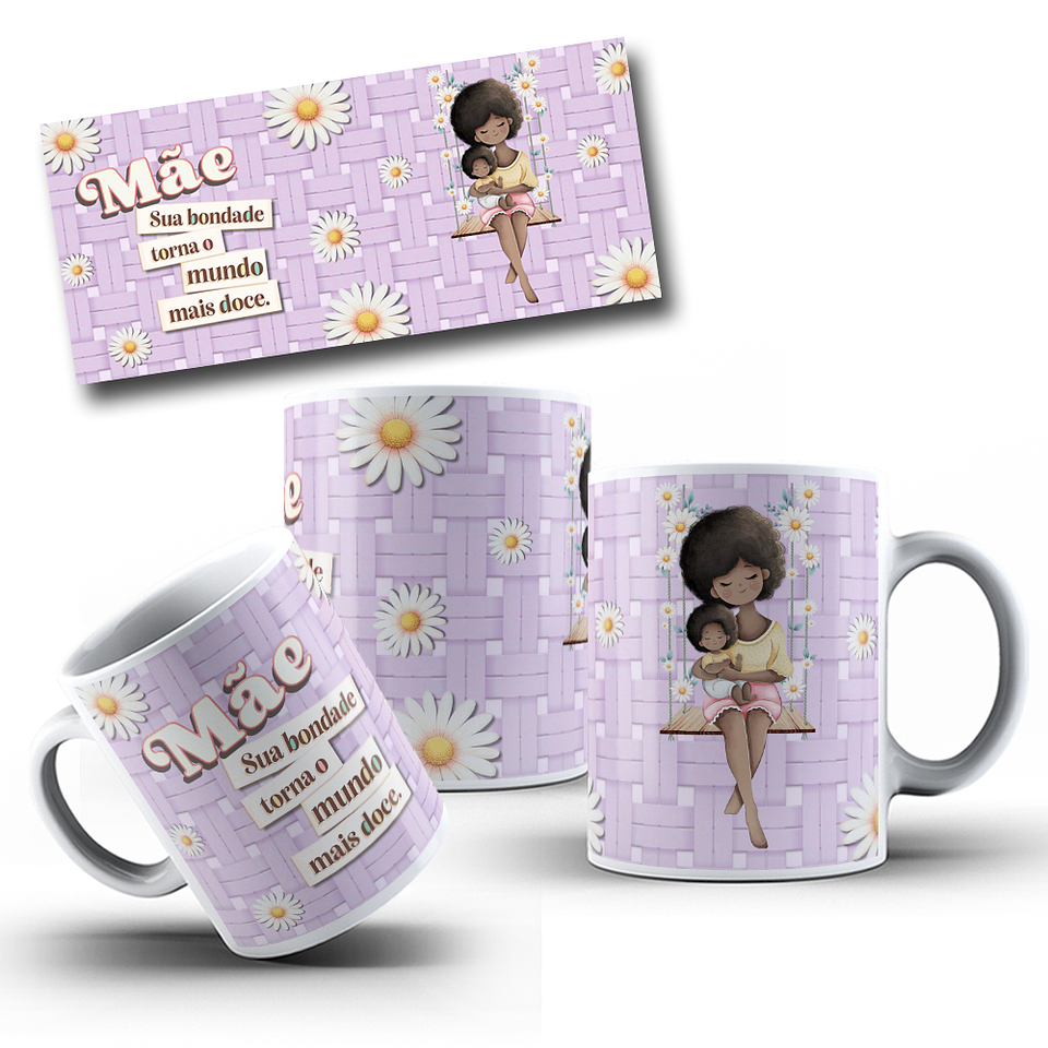 12 Artes para Caneca Dia das Mães Arquivo em Jpg  1