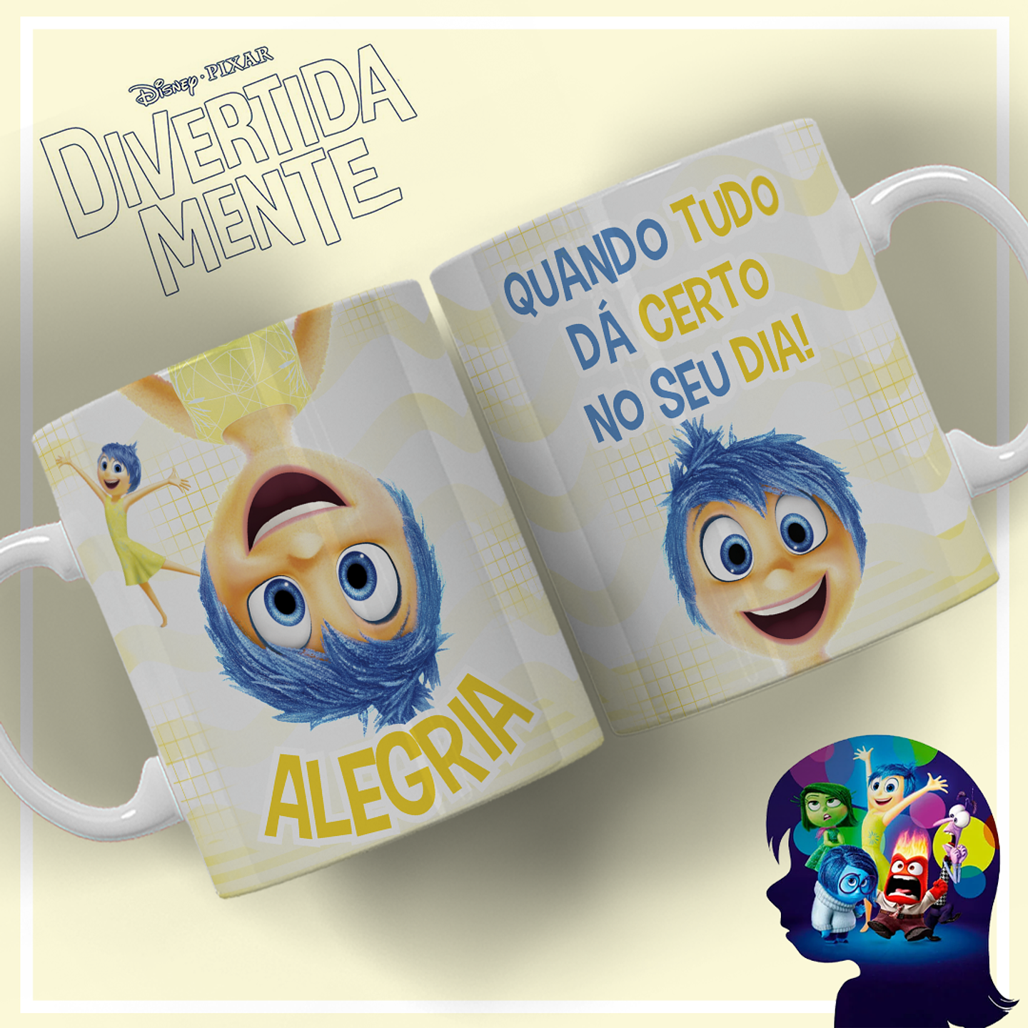 5 Artes para Caneca Divertidamente Arquivo Editável 4