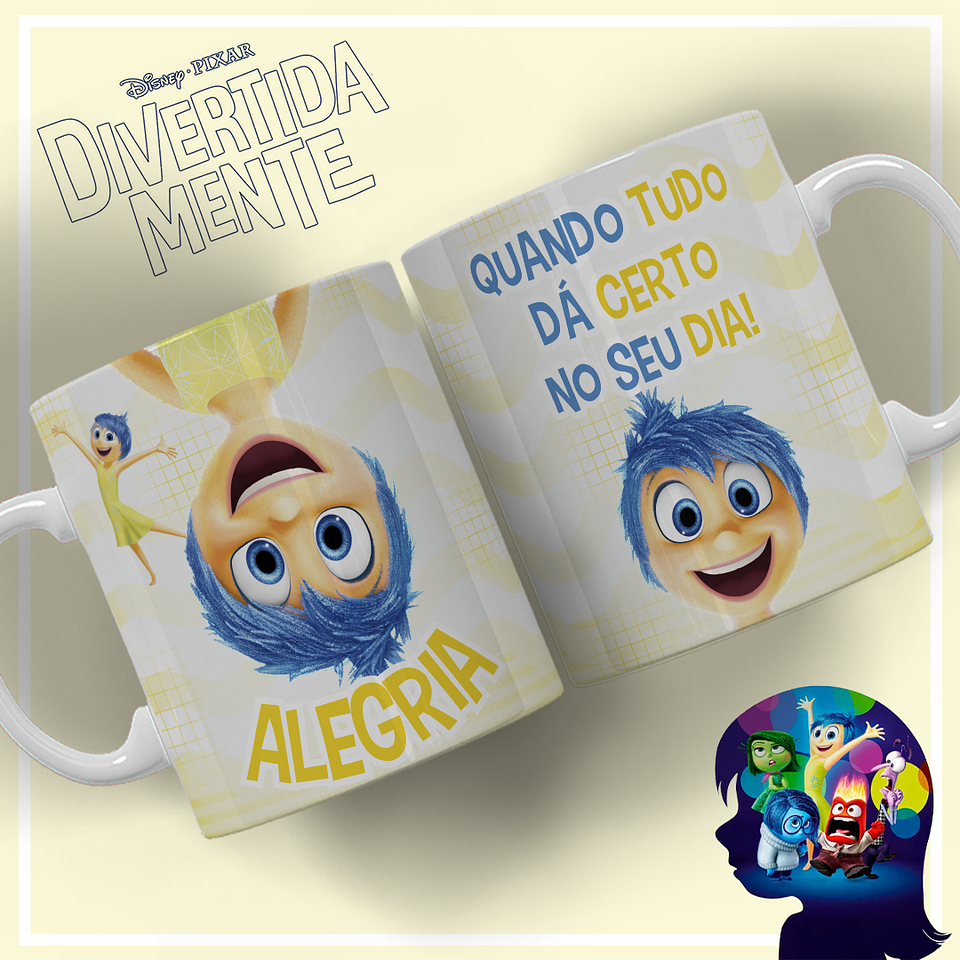 5 Artes para Caneca Divertidamente Arquivo Editável 4