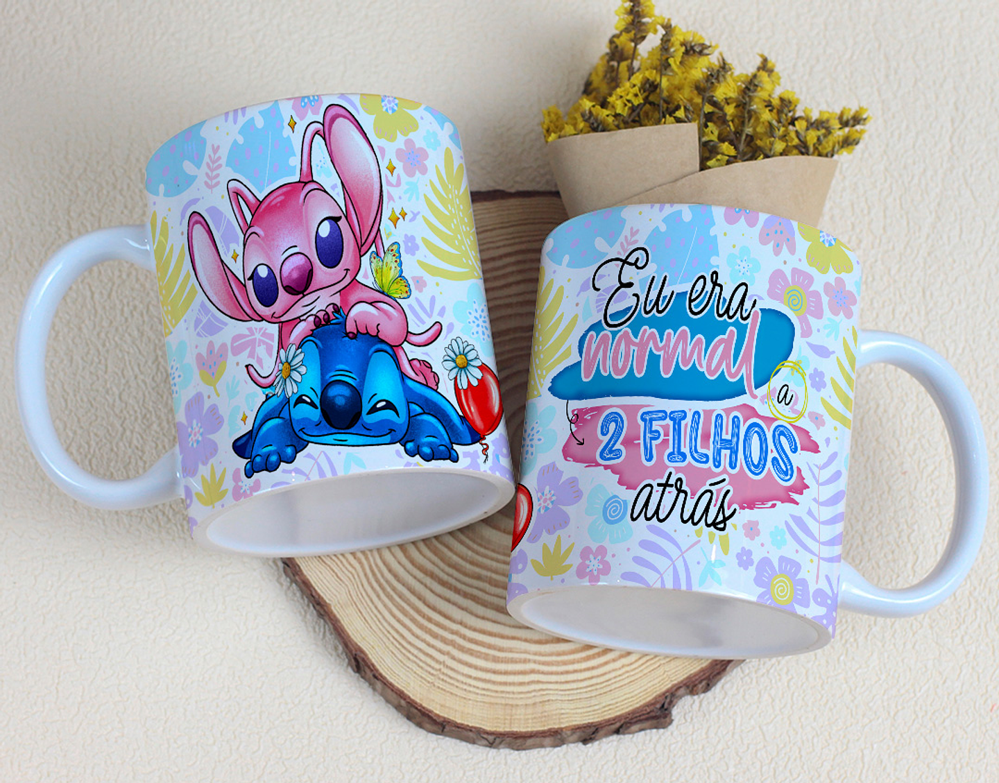 10 Artes para Caneca Dia das Mães Stitch Arquivo Editável 4