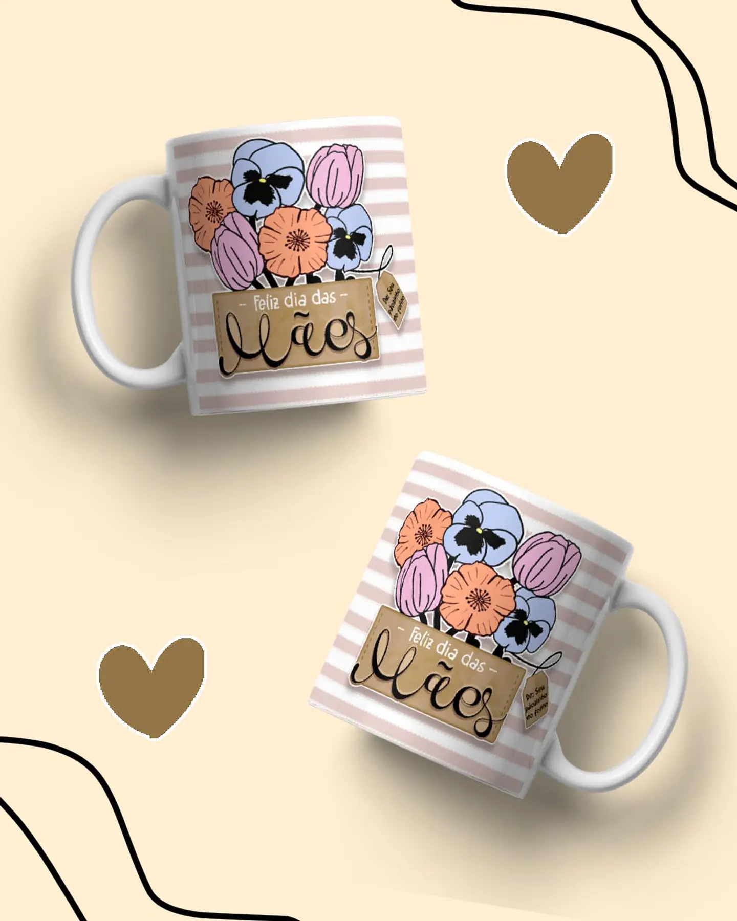 10 Artes para Caneca Dia das Mães Arquivo em Jpg 9