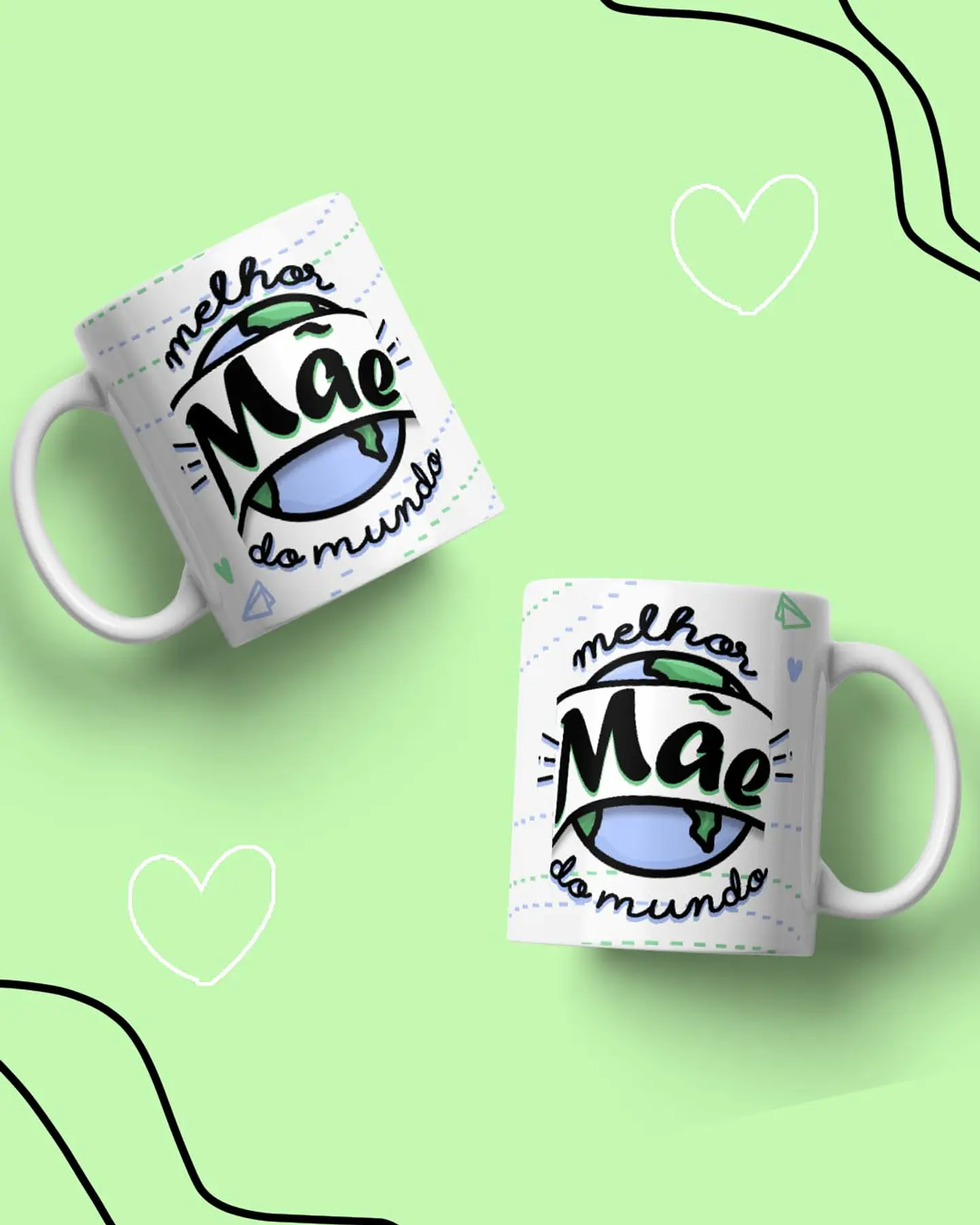 10 Artes para Caneca Dia das Mães Arquivo em Jpg 10